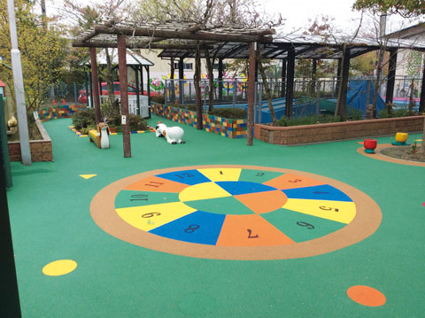幼稚園 園庭（岐阜県）